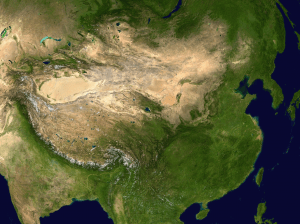 ubicación geográfica de china